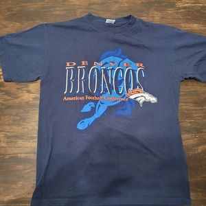 Vintage Denver Broncos tee shirt